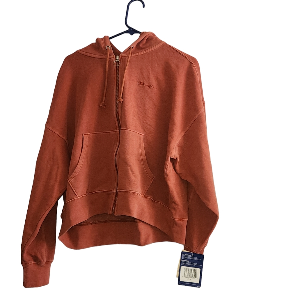 womens champion hoodie medium Salmon Color Nwt
